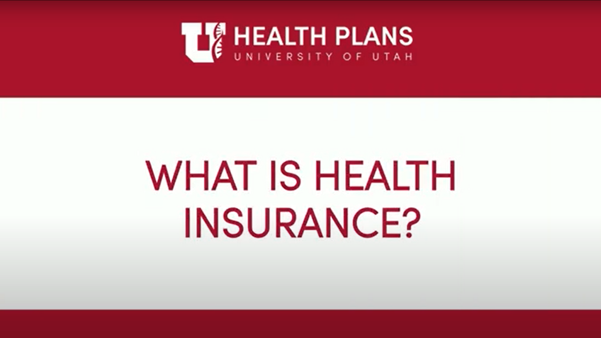 Picture of first image in health insurance video